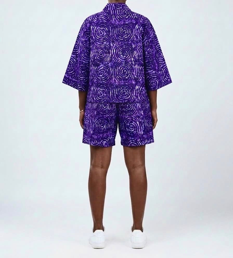 SWIRL LAVENDER SET (ANKARA)