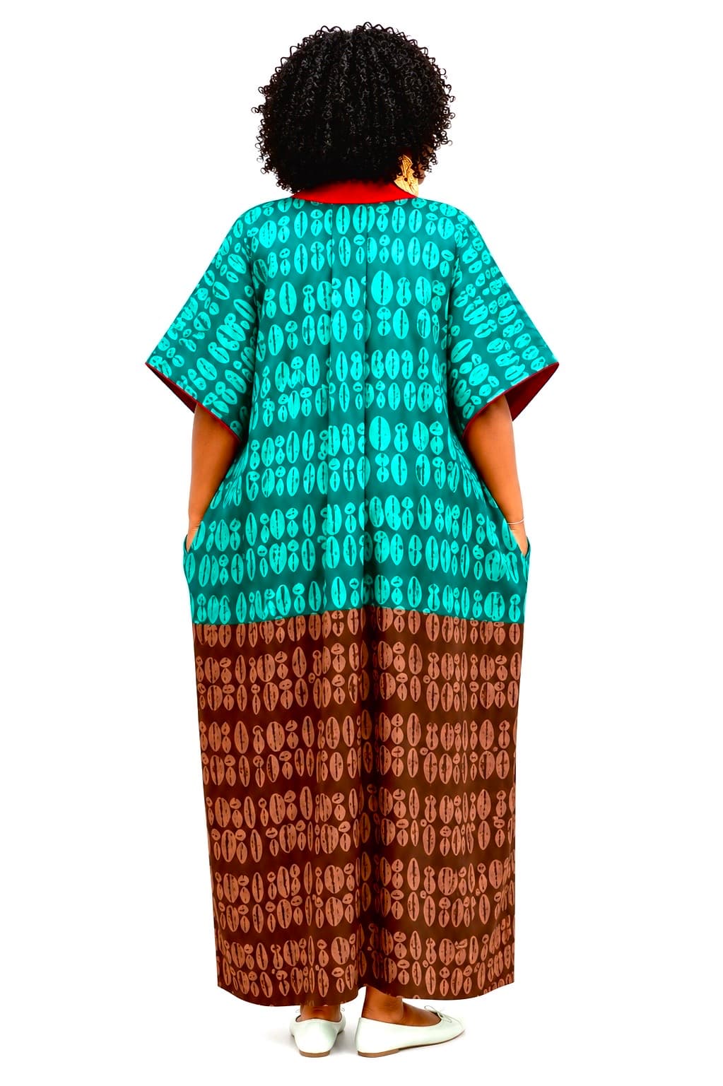 ROYAL COWRY BUBU (ADIRE)