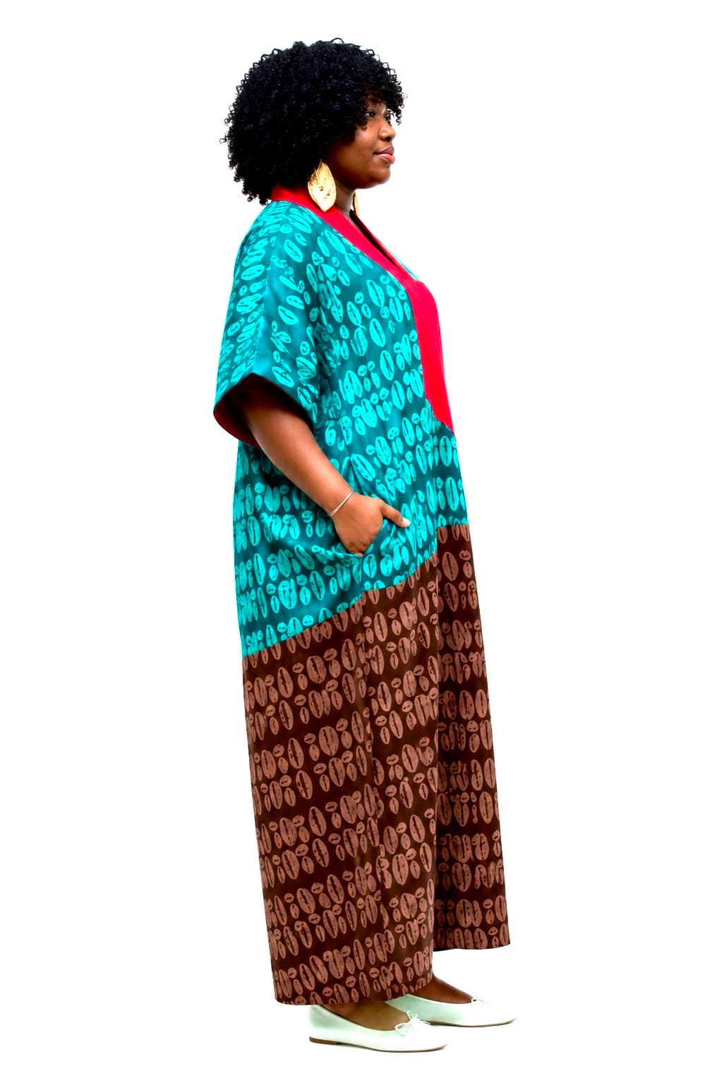 ROYAL COWRY BUBU (ADIRE)