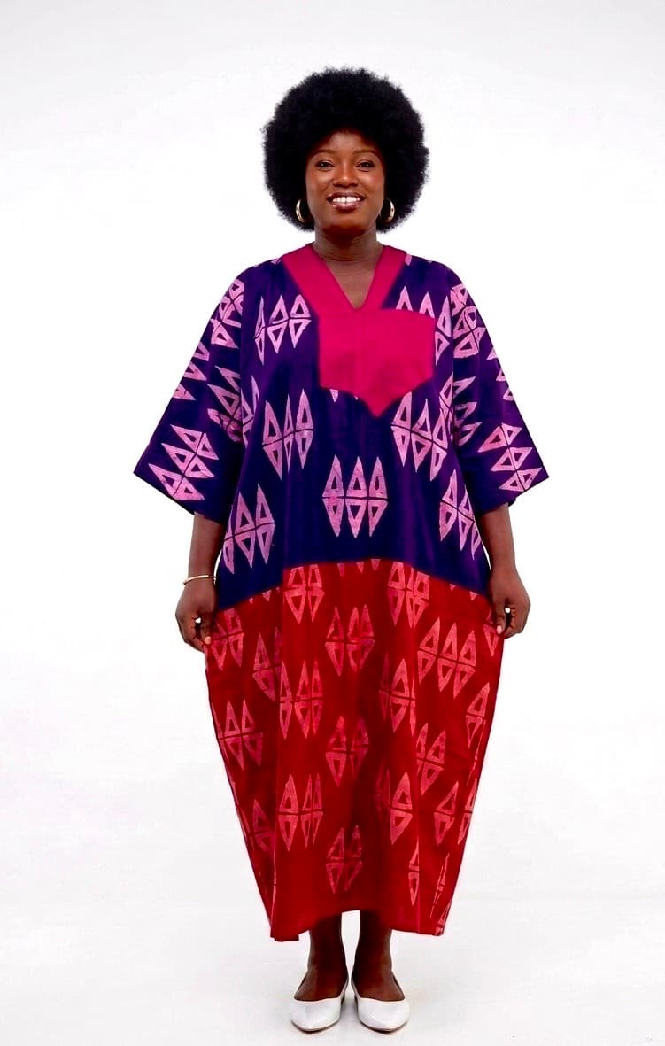MAGENTA BUBU (ADIRE)
