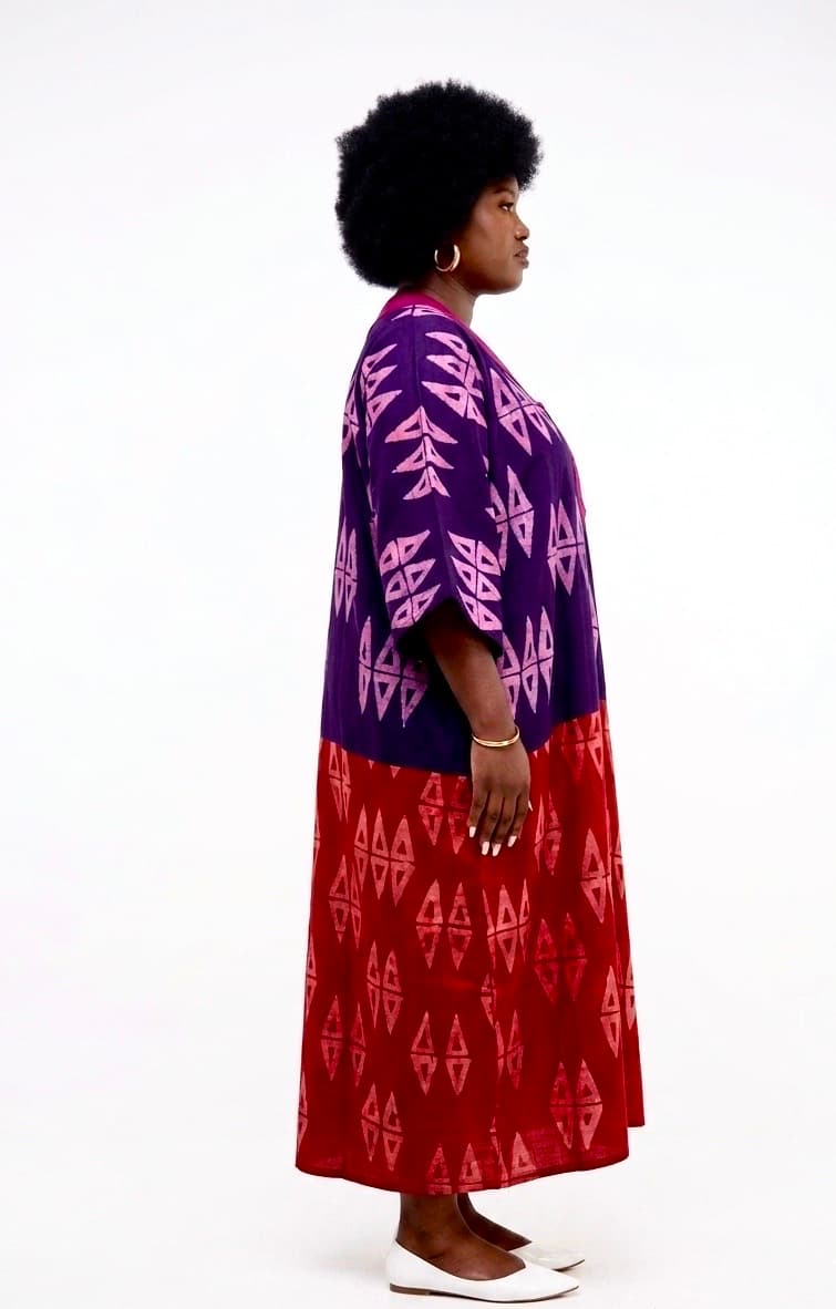 MAGENTA BUBU (ADIRE)